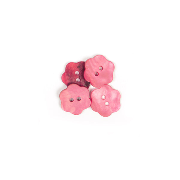 Drops Knoop Bloem Rood 15mm