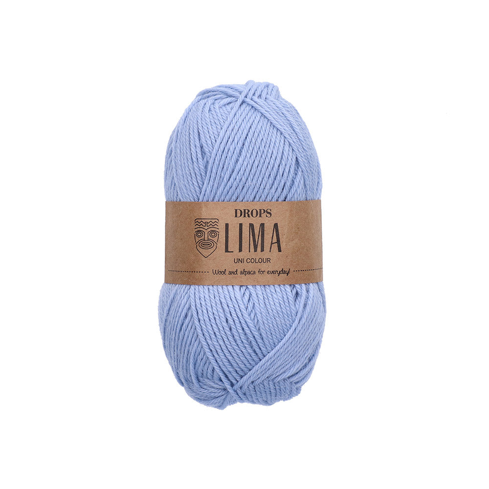 Drops Lima Uni 9027 Lichtblauw