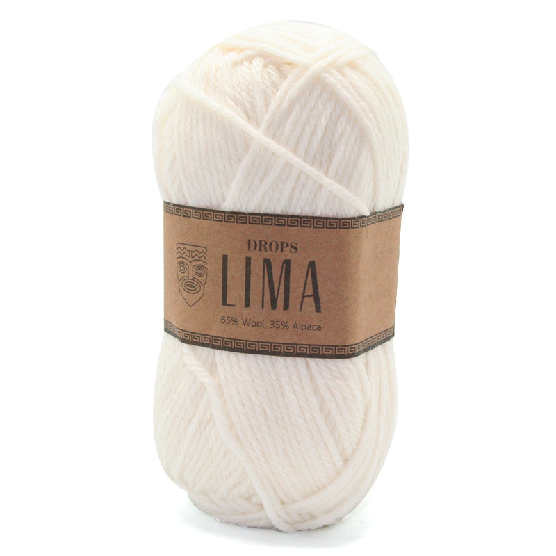 Drops Lima Uni Colour 1101 Wit