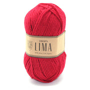 Drops Lima Uni Colour 3609 Rood
