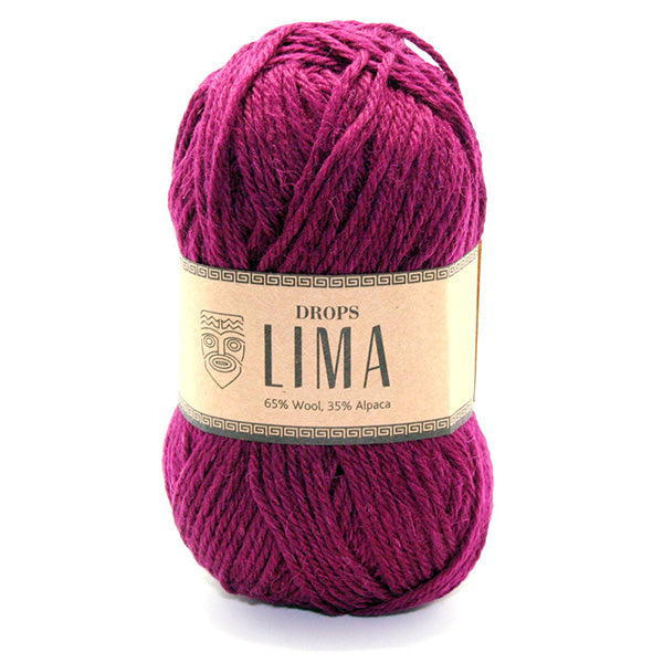Drops Lima Uni Colour 5820 Robijnrood