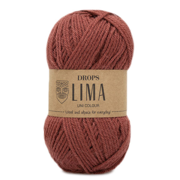 Drops Lima Uni Colour 9021 Steenrood