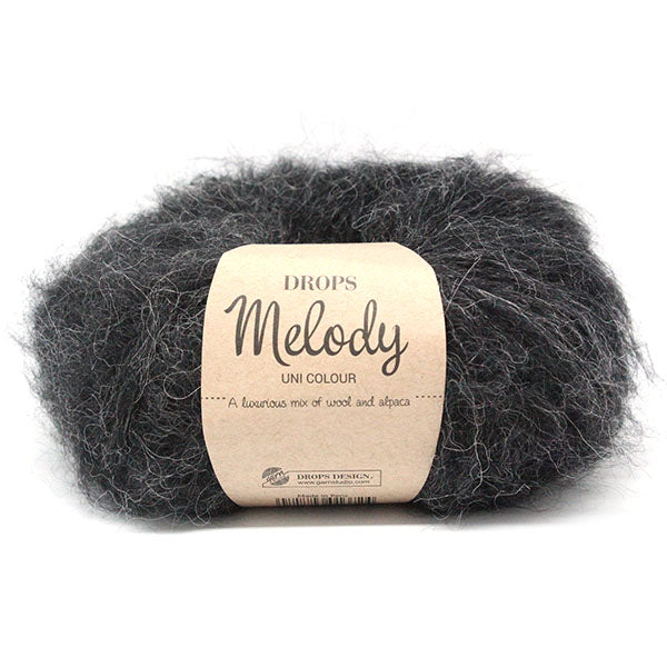 Drops Melody Uni Colour 005 Zwart