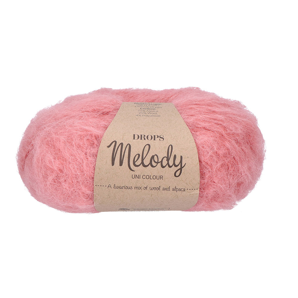 Drops Melody Uni Colour 025 Perzikroze