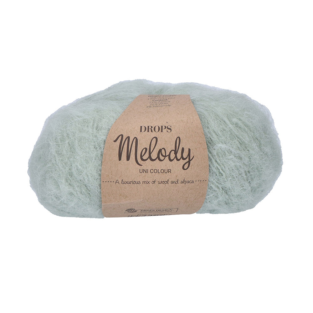 Drops Melody Uni Colour 026 Pistache Ijs