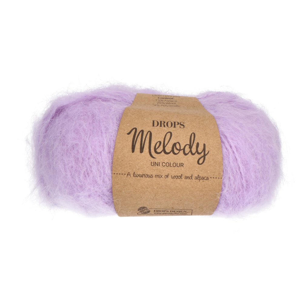 Drops Melody Uni Colour 027 Mistig Lila