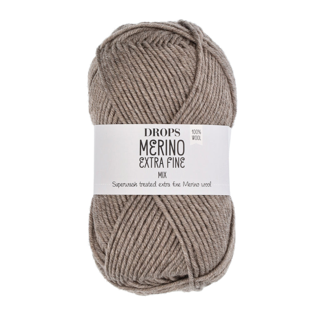 Drops Merino Extra Fine Mix 07 Light Brown