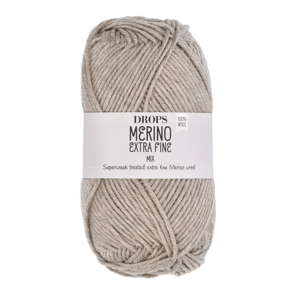 Drops Merino Extra Fine Mix 08 Lichtbeige
