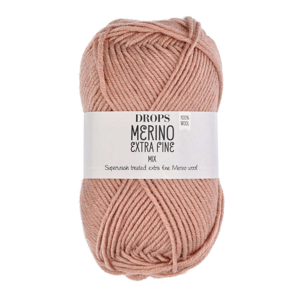 Drops Merino Extra Fine Mix 46 Woestijnroos