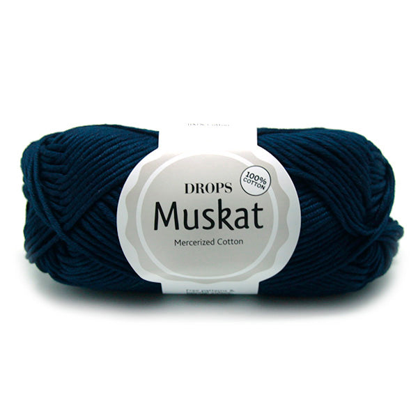 Drops Muskat Uni Colour 13 Marineblauw