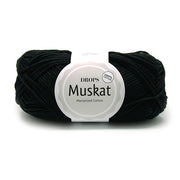 Drops Muskat Uni Colour 17 Zwart