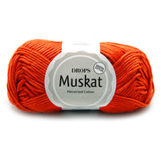 Drops Muskat Uni Colour 49 Donker oranje