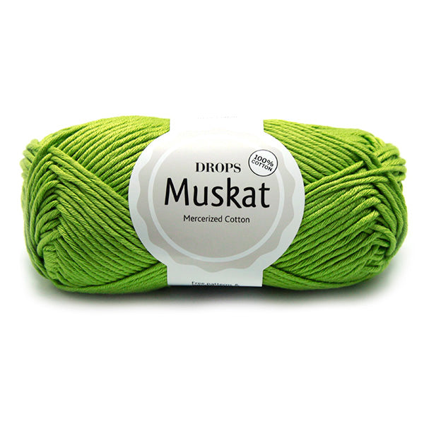 Drops Muskat Uni Colour 53 Appelgroen