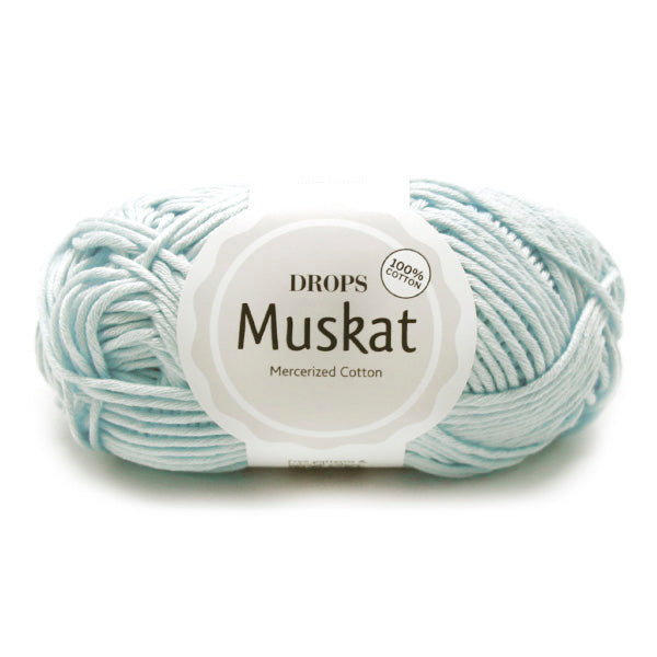 Drops Muskat Uni Colour 60 Lichtblauw
