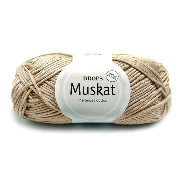 Drops Muskat Uni Colour 61 Lichtbeige
