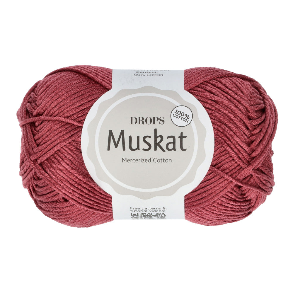 Drops Muskat Uni Colour 87 Granaatappel