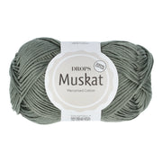 Drops Muskat Uni Colour 90 Mosgroen