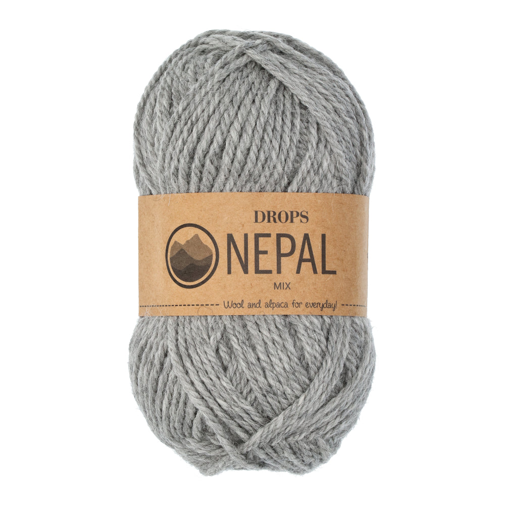 Drops Nepal Mix 501 Grijs