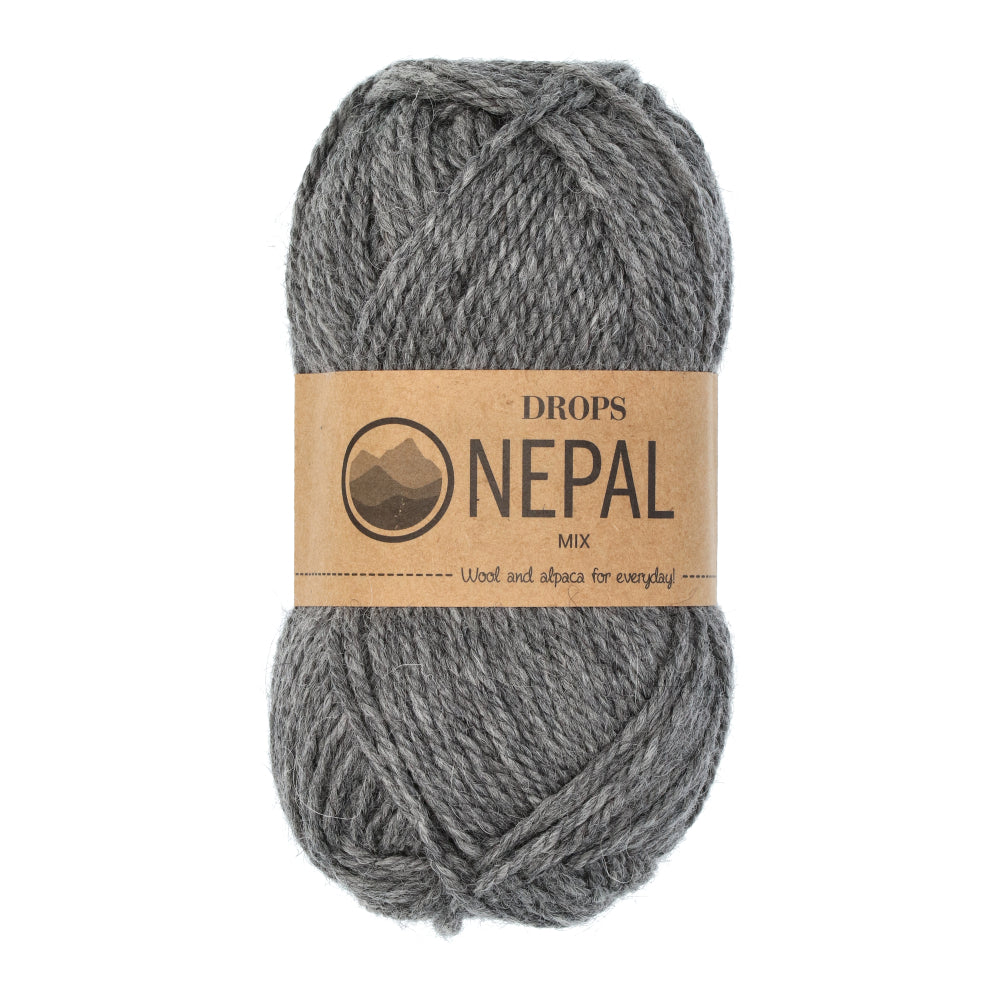 Drops Nepal Mix 517 Mediumgrijs