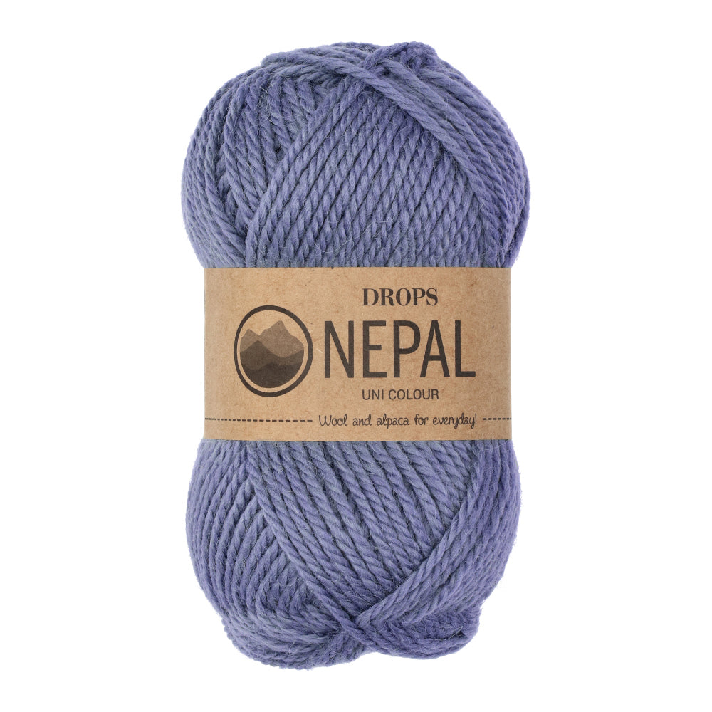 Drops Nepal Uni Colour 6220 Zachtblauw