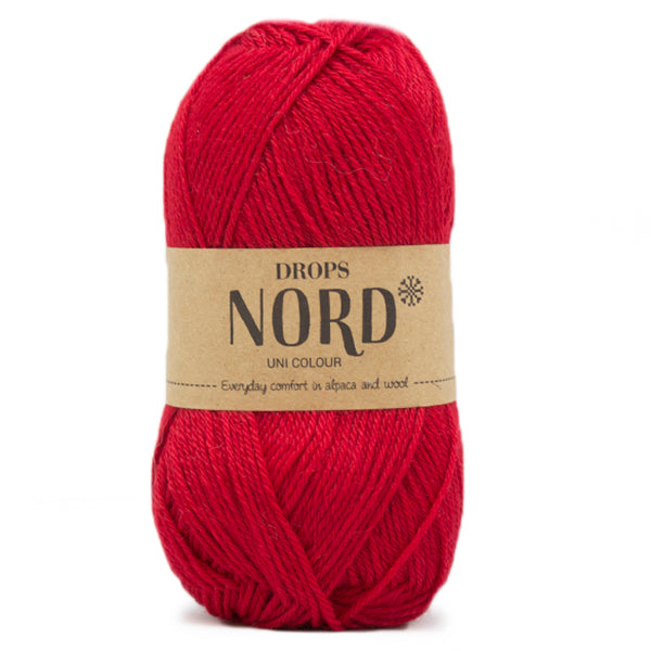 Drops Nord Uni Colour 14 Rood