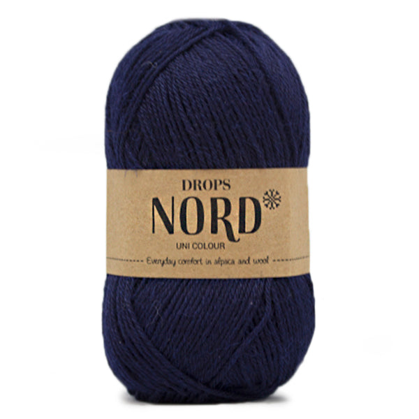 Drops Nord Uni Colour 15 Marineblauw