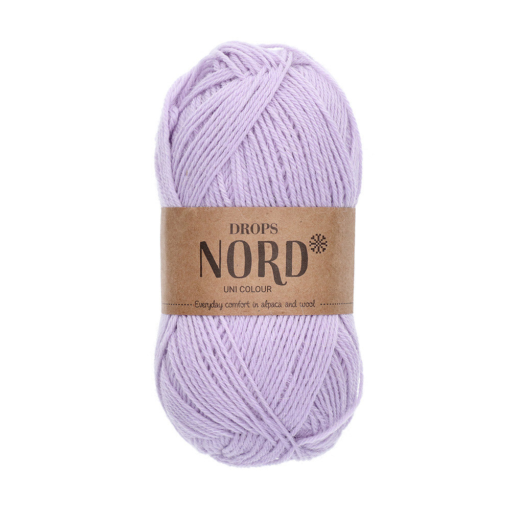 Drops Nord Uni Colour 25 Zoete Orchidee