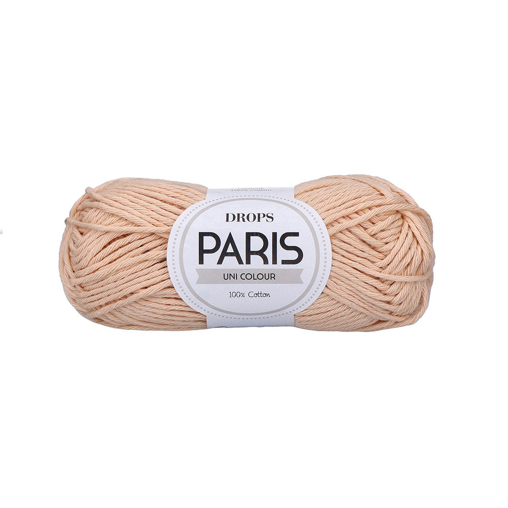 Drops Paris Uni Colour 74 Abrikozencreme
