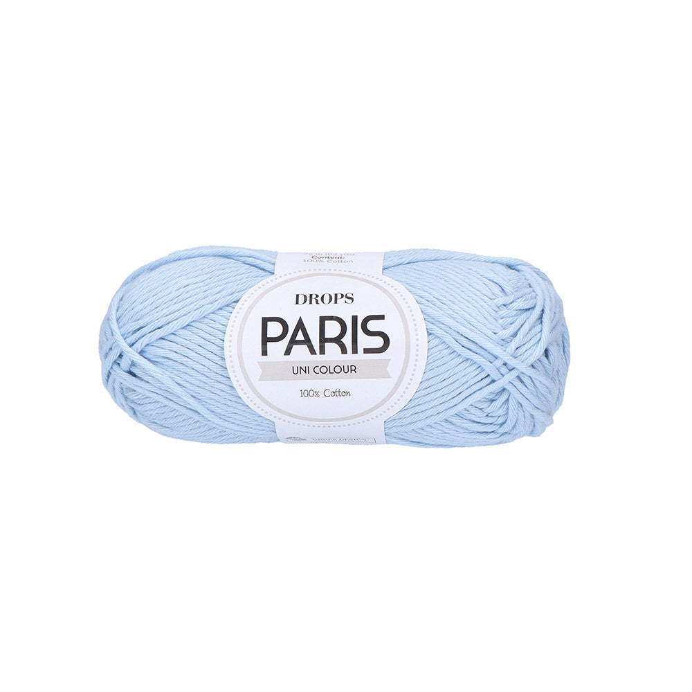 Drops Paris Uni Colour 76 ijsblauw