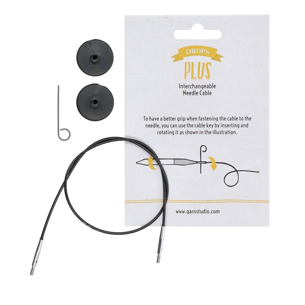 DROPS Plus Kabel 60 cm voor verwisselbare rondbreinaalden