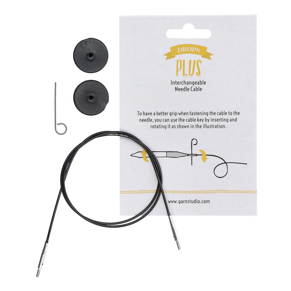 DROPS Plus Kabel 80 cm voor verwisselbare rondbreinaalden