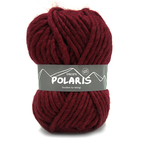 Drops Polaris Uni Colour 08 Robijnrood