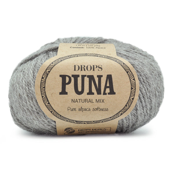 Drops Puna Natural Mix 06 Grijs