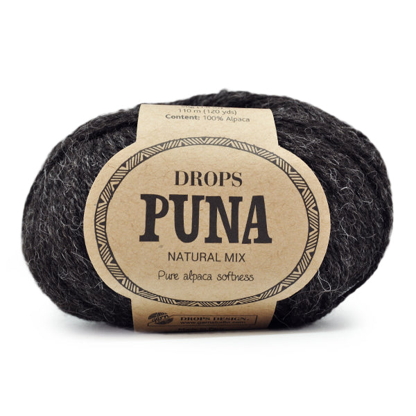 Drops Puna Natural Mix 08 Zwart