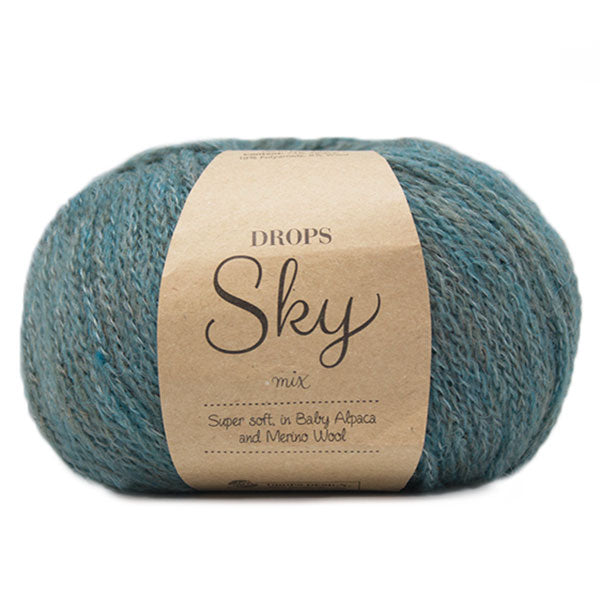 Drops Sky Mix 006 Zeegroen