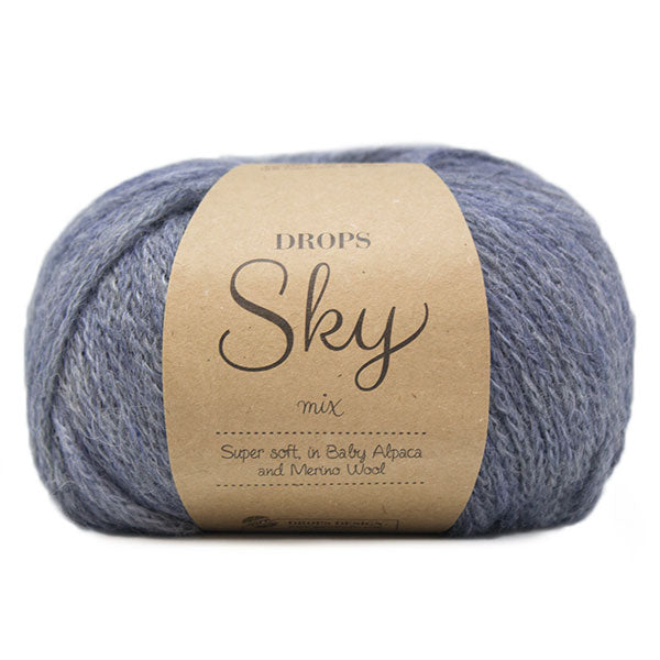 Drops Sky Mix 012 Denimblauw