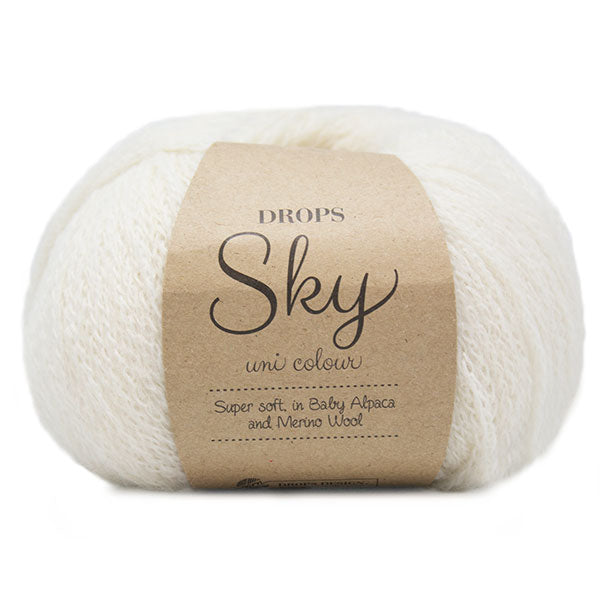 Drops Sky Uni Colour 001 Wit