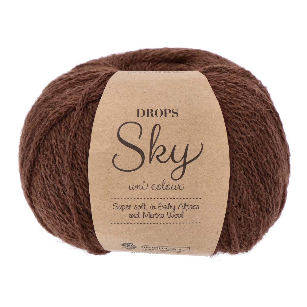 Drops Sky Uni Colour 021 Warme Chocolade