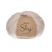 Drops Sky Uni Colour 025 Witte Mist