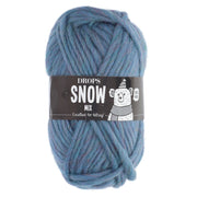 Drops Snow Mix 084 Pauwblauw
