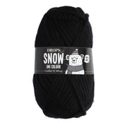Drops Snow Uni Colour 002 Zwart