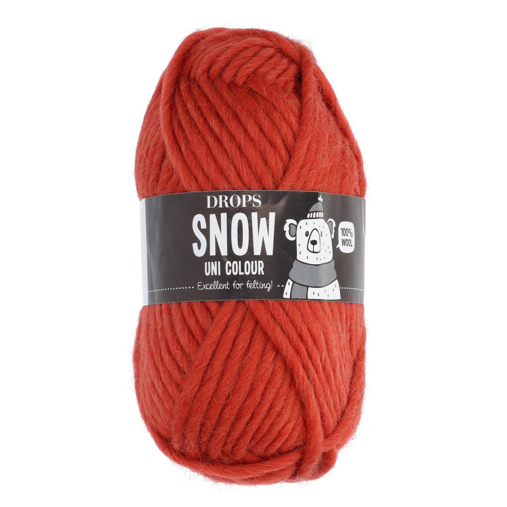 Drops Snow Uni Colour 007 Oranje