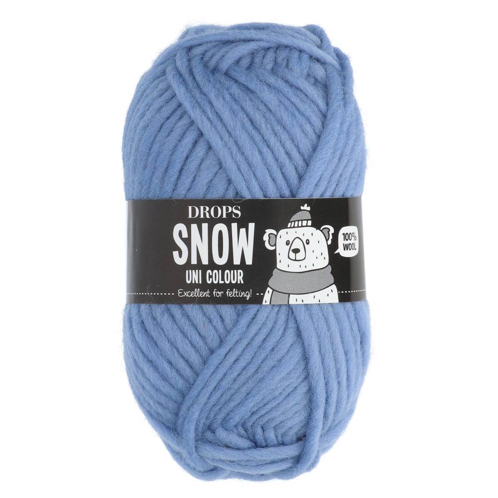 Drops Snow Uni Colour 012 Lichtblauw