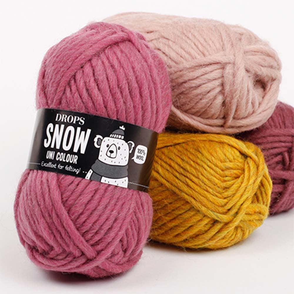 Eks — gemaakt met Drops Snow Uni Colour