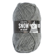 Drops Snow Uni Colour 046 Grijs