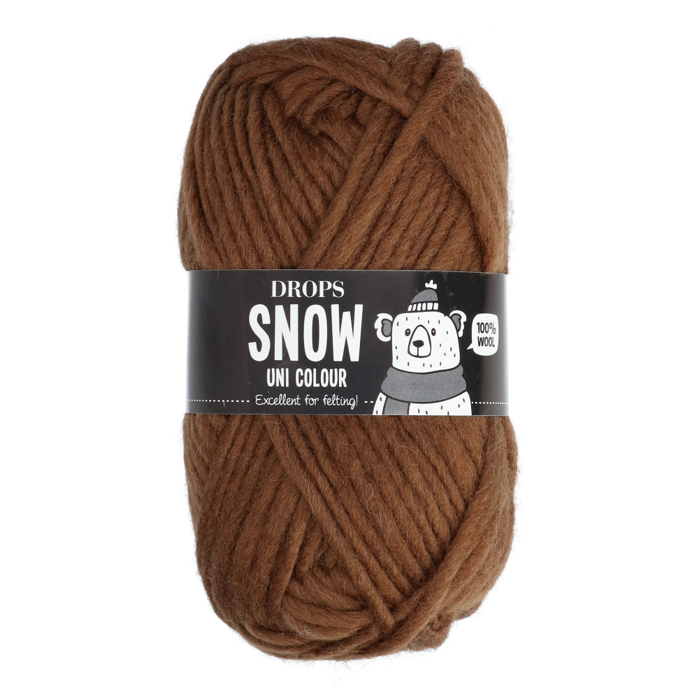 Drops Snow Uni Colour 090 Toffee