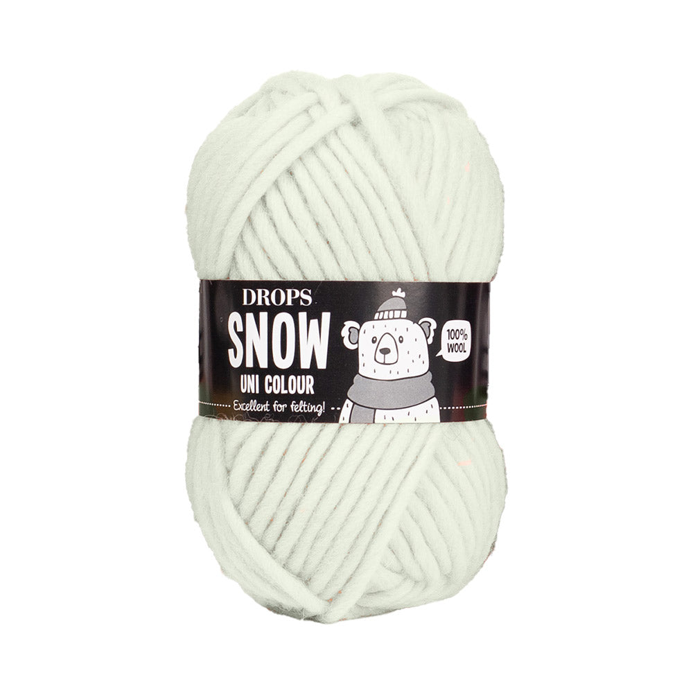 Drops Snow Uni Colour 108 Pistache ijs