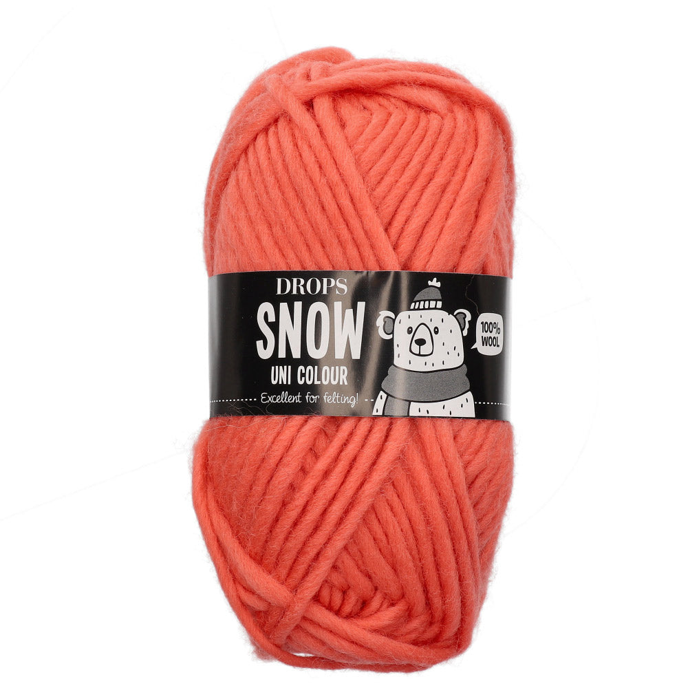 Drops Snow Uni Colour 111 Koraal