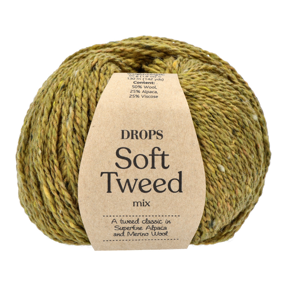 Drops Soft Tweed Mix 016 Guacamole
