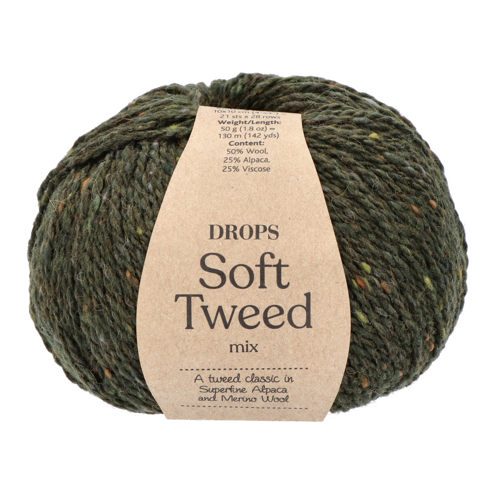 Drops Soft Tweed Mix 017 Spinazietaart
